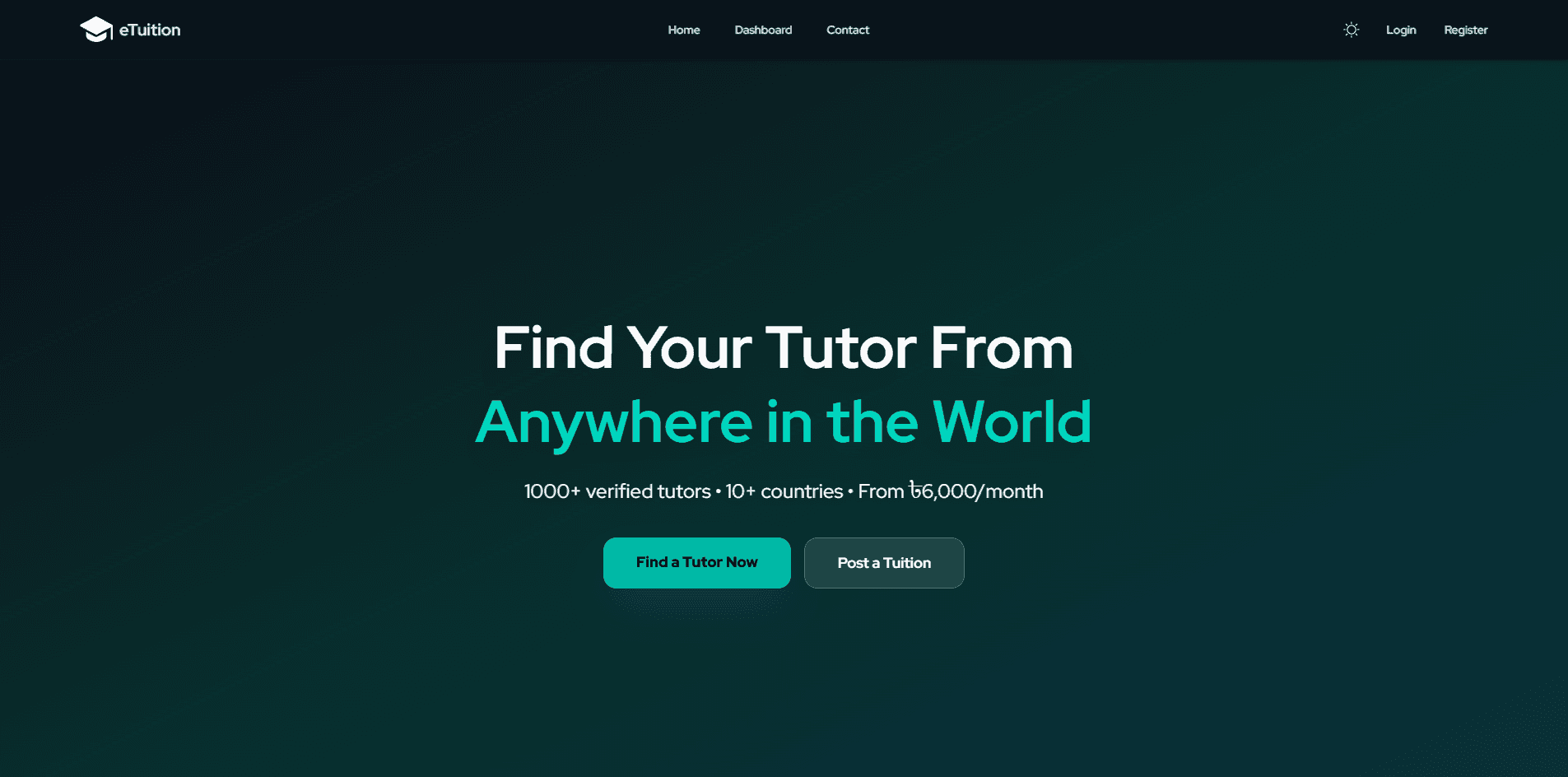 EtuitionBD landing page